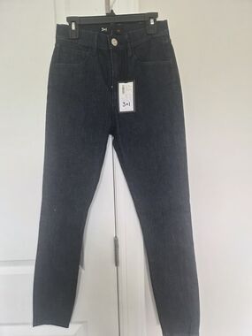 3x1 Dark Rinse Skinny Jeans